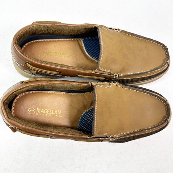 Like New Men’s size 11 Magellan Outdoors “Luke” Leather Boat Shoes Sexy! - Picture 6 of 7
